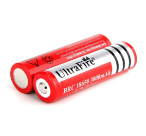 Ultrafire Rechargeable 3.7V 18650 3000 mAh Rechargeable Battery (2 Piece Pk)